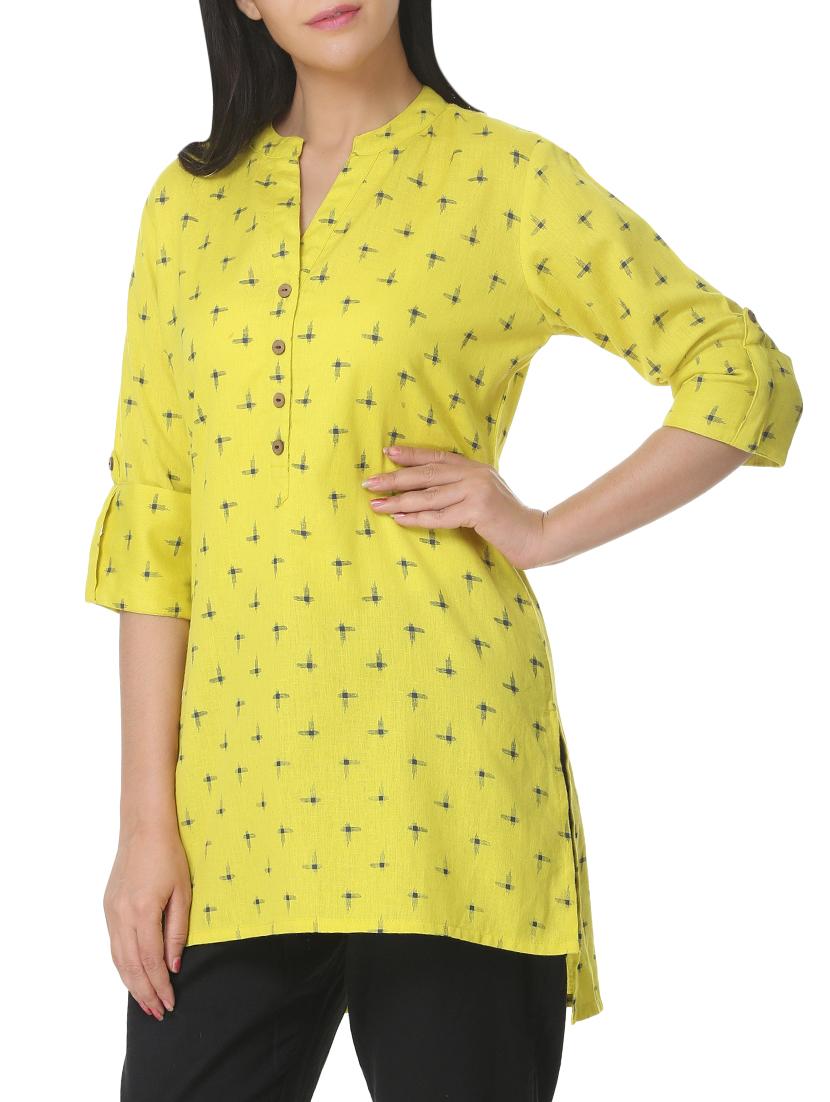 Straight printed kurti - 15949620 - Zoom Image - 2