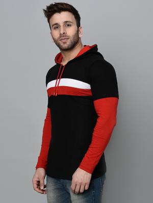black cotton cut and sew t-shirt - 15950359 - Standard Image - 2