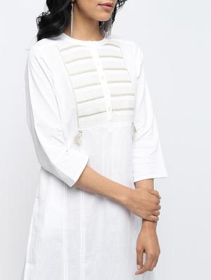 Embroidered straight kurta - 15950709 - Standard Image - 5