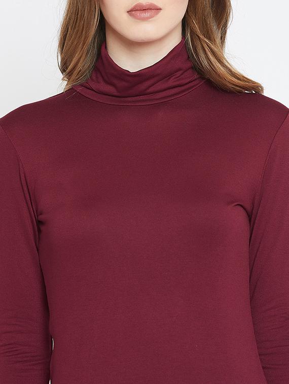 turtle neck long sleeved top - 15952179 - Zoom Image - 5