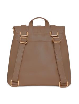 brown leatherette (pu) regular backpack - 15952832 - Standard Image - 2