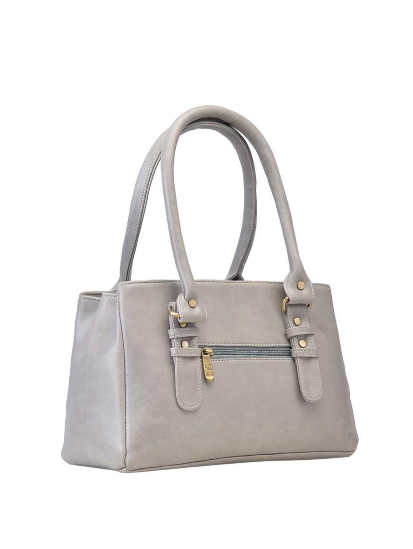 grey leatherette (pu) regular handbag - 15953710 - Zoom Image - 2