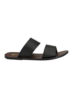 brown leather slip on slippers - 15958227 - Standard Image - 2