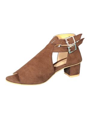 brown back strap sandals - 15959321 - Standard Image - 2