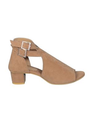 tan closed back sandals - 15959325 - Standard Image - 2