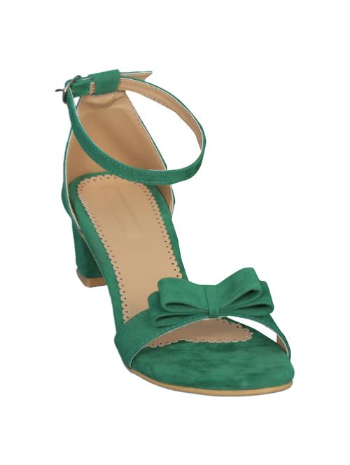 green ankle strap sandals - 15959351 - Standard Image - 1