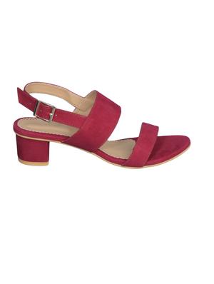 maroon back strap sandals - 15959362 - Standard Image - 2