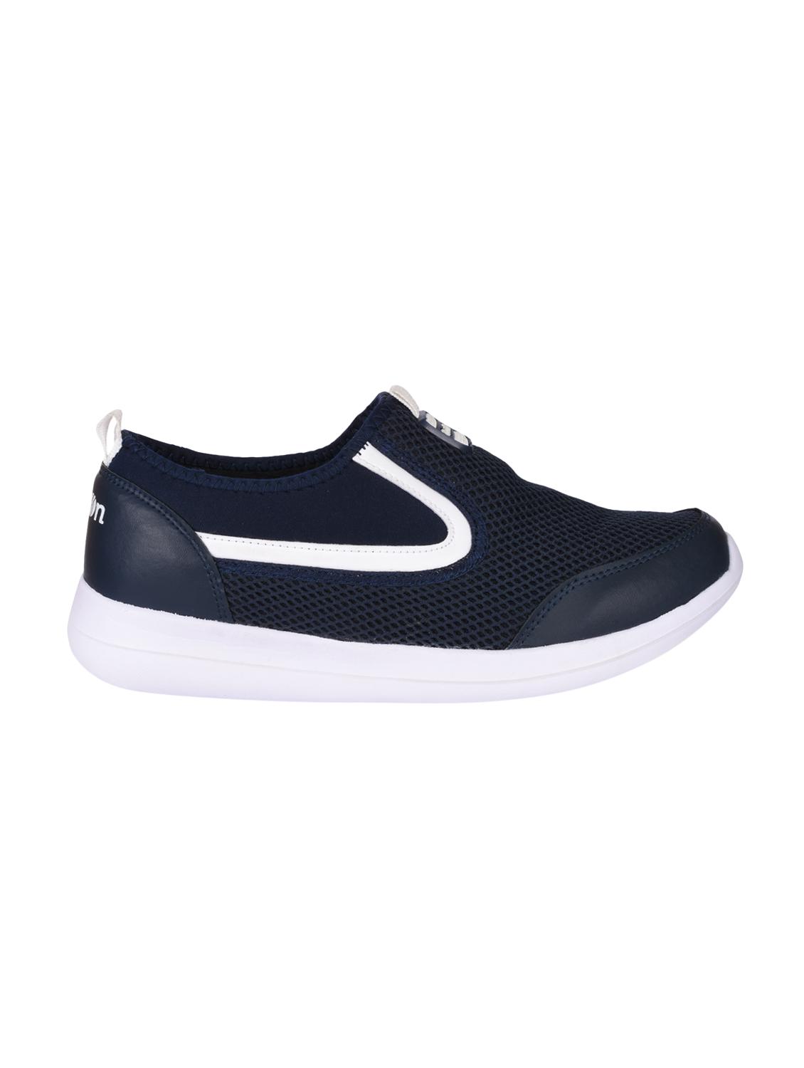 navy Mesh slip on sport shoes - 15960790 - Zoom Image - 2