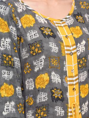 A-line printed dress - 15961867 - Standard Image - 5
