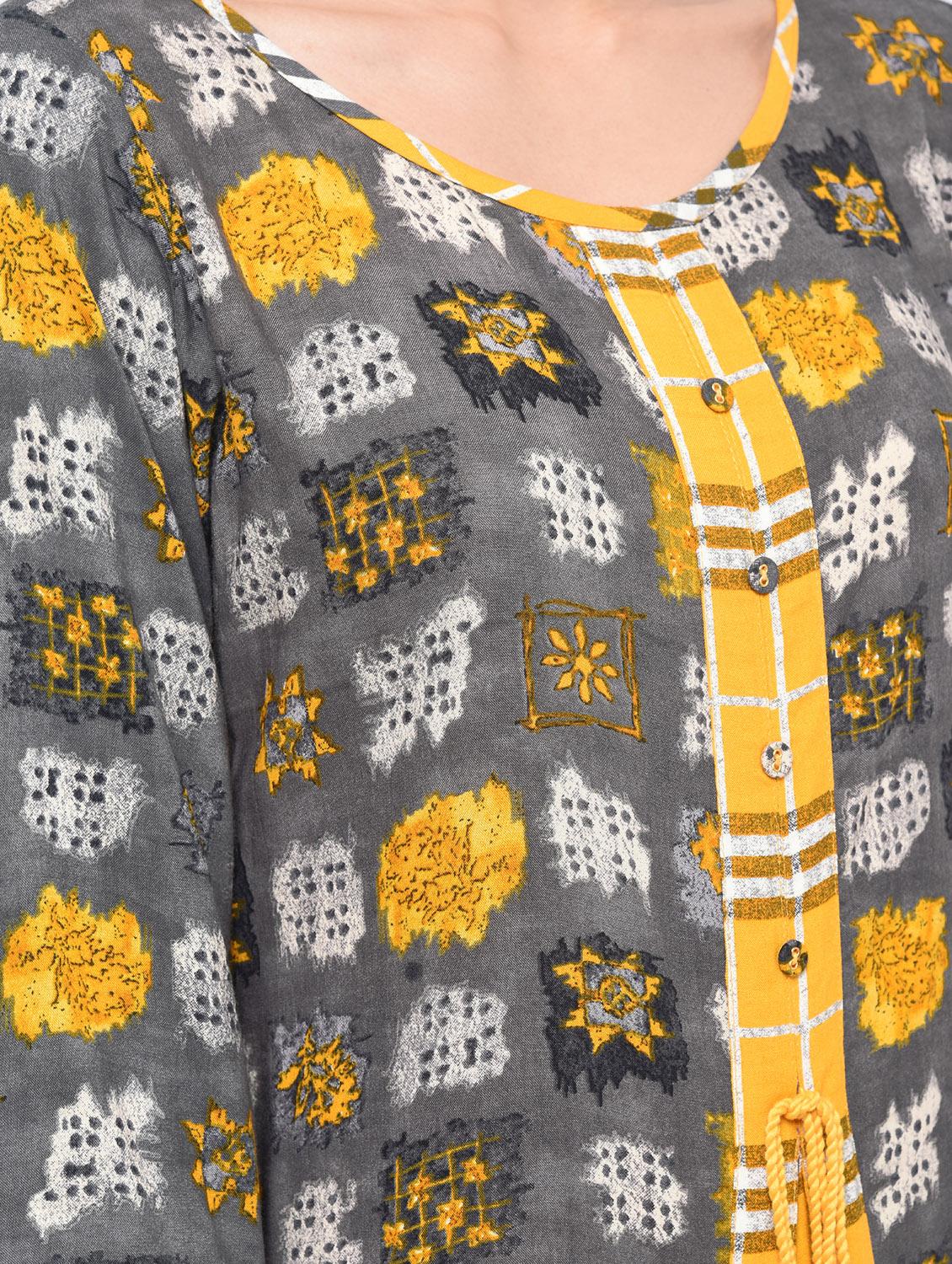 A-line printed dress - 15961867 - Zoom Image - 5