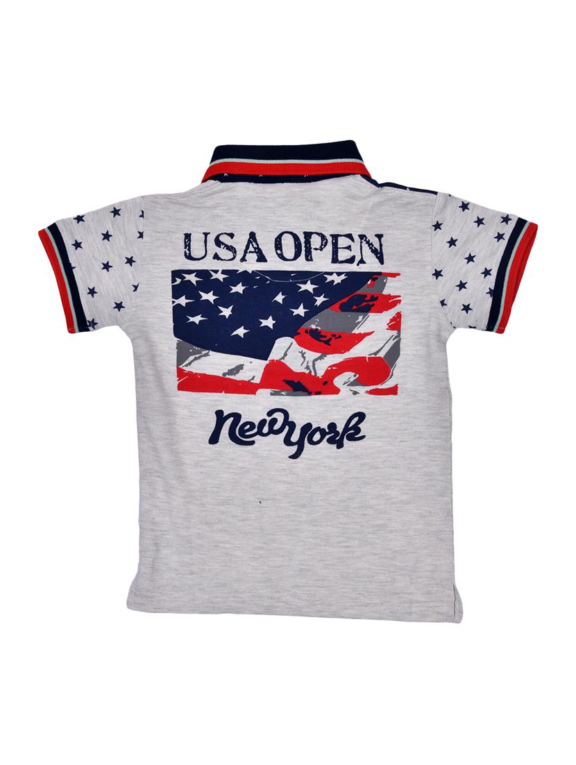 polo neck graphic print t-shirt - 15964714 - Zoom Image - 2