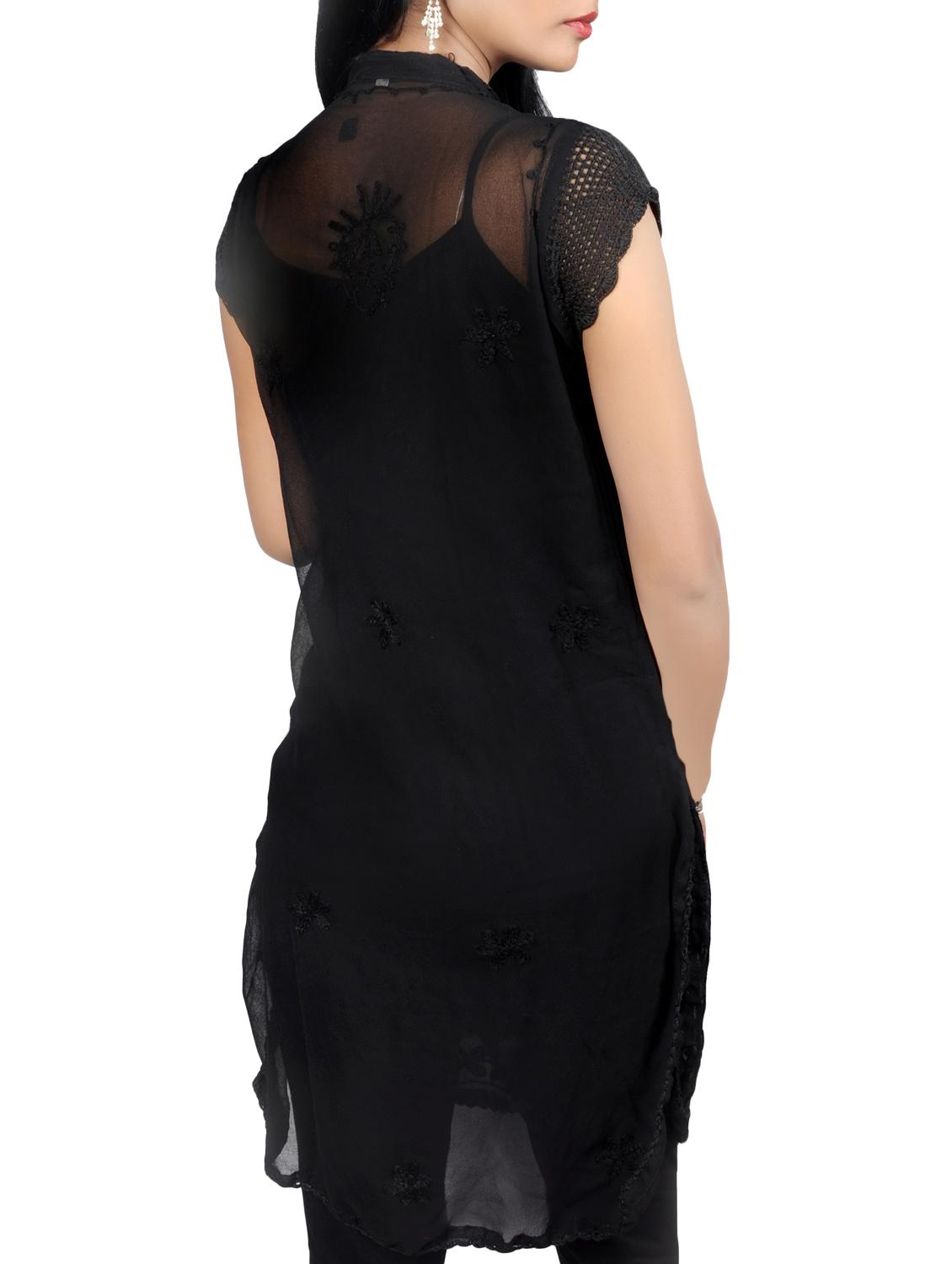 chikankari straight kurti - 15964733 - Zoom Image - 2