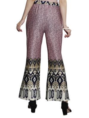 drawstring waist flared palazzo - 15965089 - Standard Image - 2