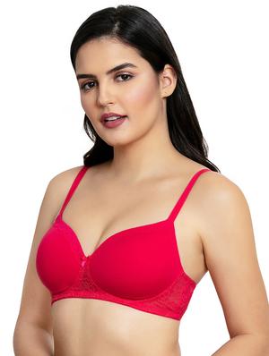 lace detail t-shirt bra - 15965245 - Standard Image - 2