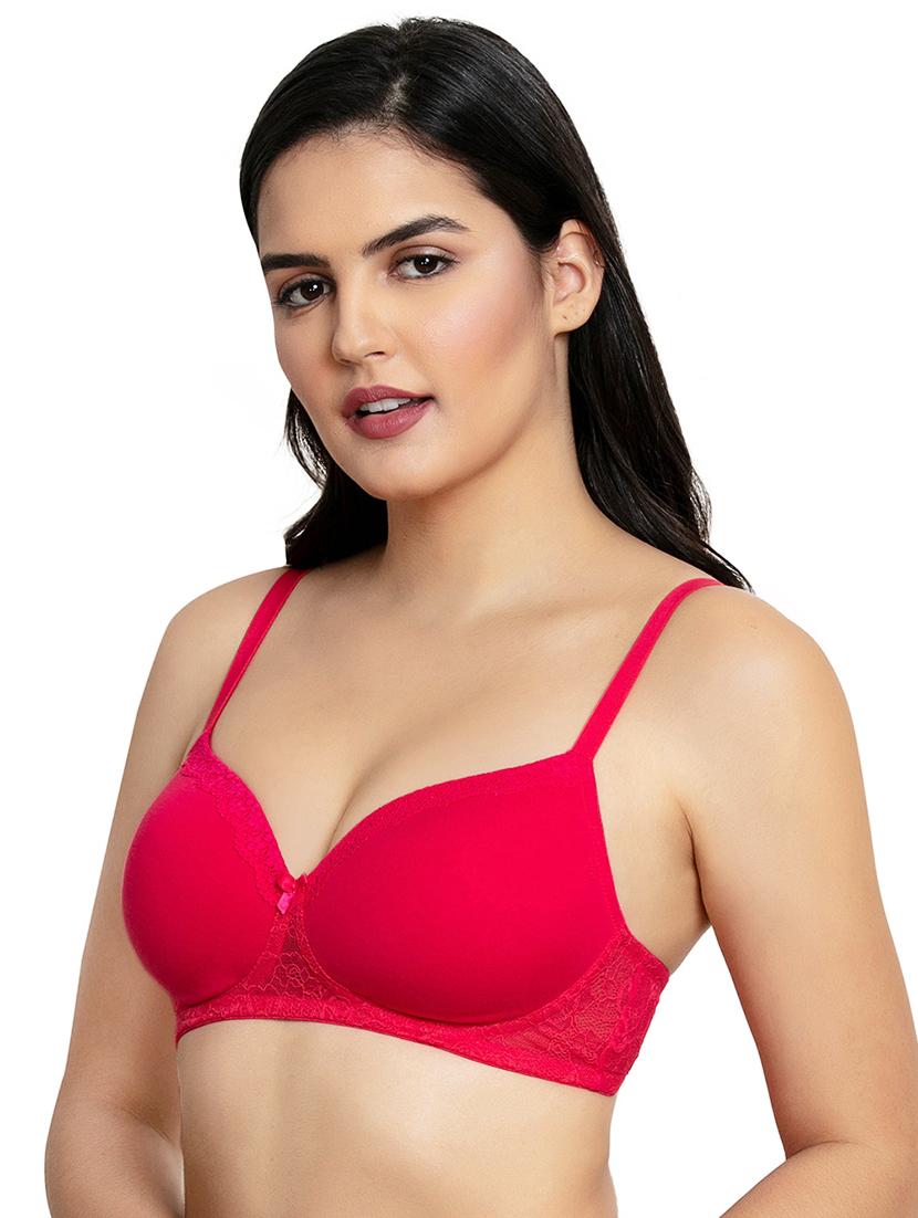 lace detail t-shirt bra - 15965245 - Zoom Image - 2