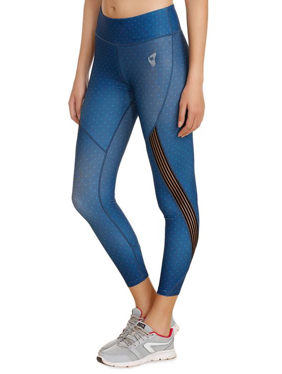 mesh paneled dotted legging - 15965553 - Zoom Image - 2