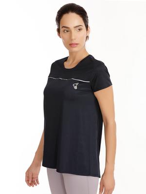 piping detail mesh paneled tee - 15966907 - Standard Image - 2