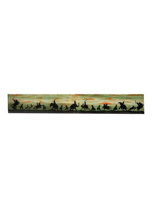 Handmade-Water-Color-Painting-Fighting in ram-without-frame- (22x160x.001 cm) - 15968238 - Standard Image - 2