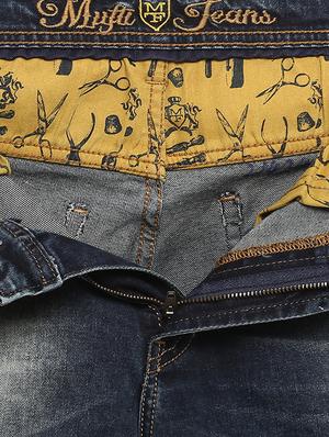 blue cotton ripped jeans - 15968360 - Standard Image - 5