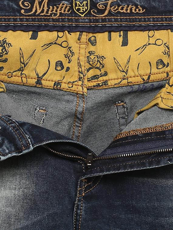 blue cotton ripped jeans - 15968360 - Zoom Image - 5