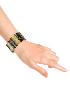 black glass beaded bracelet - 15969353 - Standard Image - 2