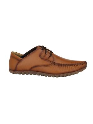 tan Leather lace up shoes - 15969875 - Standard Image - 2