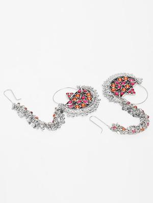 multi colored chandballi earring - 15970289 - Standard Image - 2