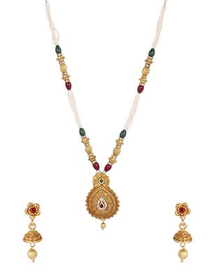 gold brass other necklace - 15970525 - Standard Image - 2