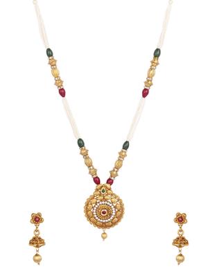gold brass other necklace - 15970526 - Standard Image - 2