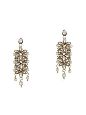 gold brass long necklace - 15970562 - Standard Image - 5