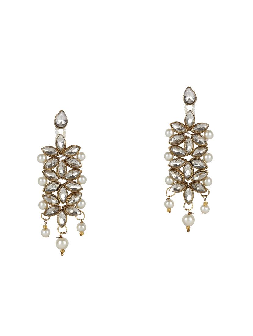 gold brass long necklace - 15970562 - Zoom Image - 5