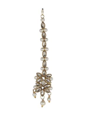 white brass long necklace - 15970567 - Standard Image - 2