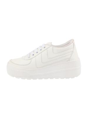 white lace-up sneakers - 15971395 - Standard Image - 2