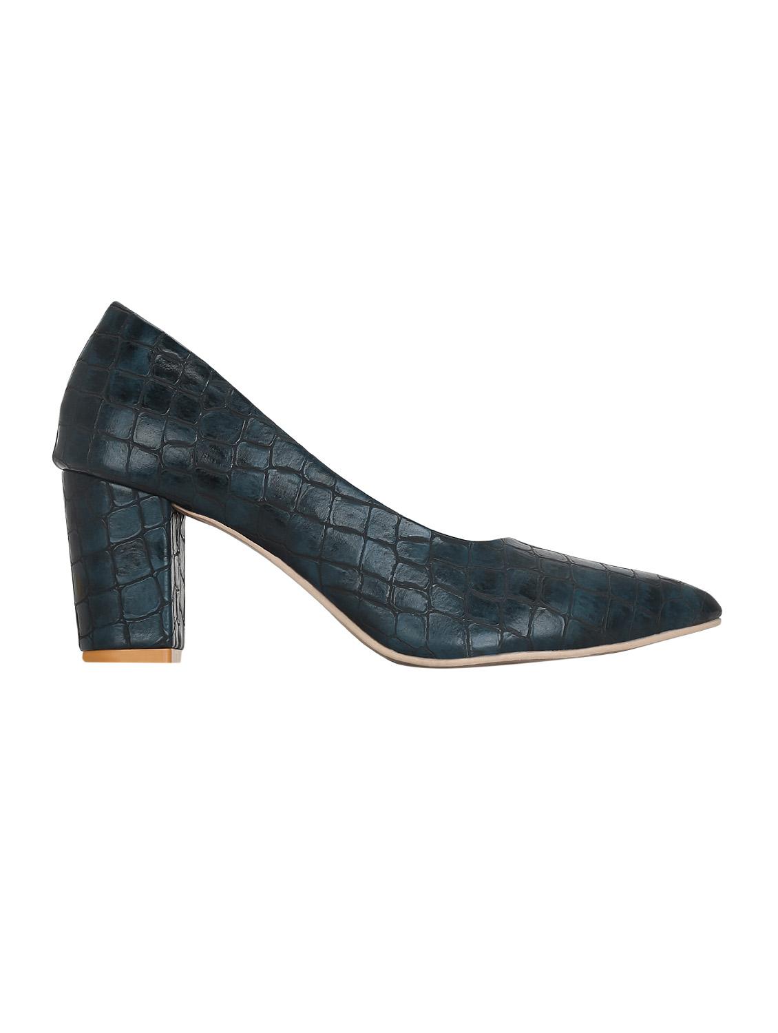 navy slip on pumps - 15971441 - Zoom Image - 2