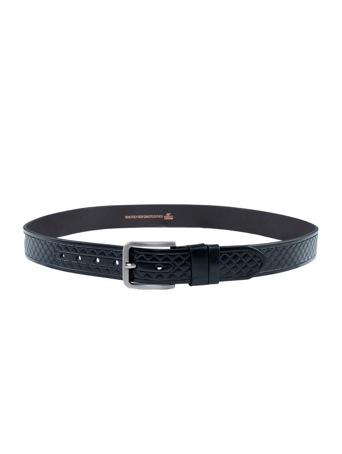 black leather belt - 15973074 - Zoom Image - 2