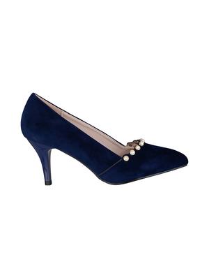 navy slip on pumps - 15973404 - Standard Image - 2