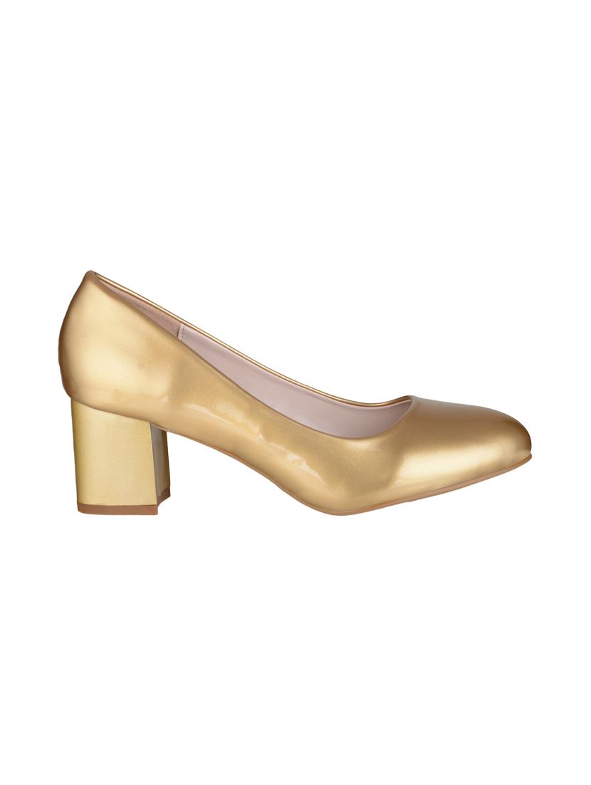 gold slip on pumps - 15973461 - Zoom Image - 2