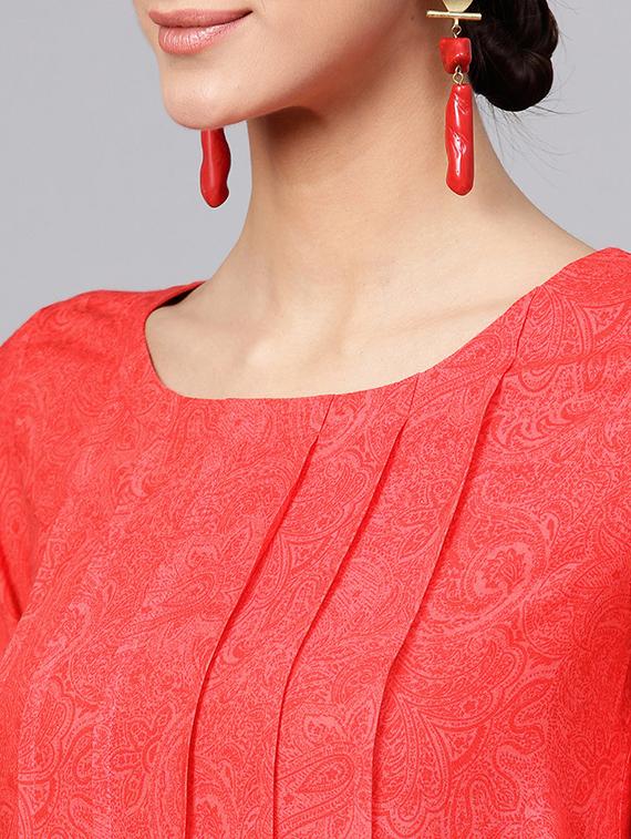 High low printed kurti - 15973539 - Zoom Image - 5