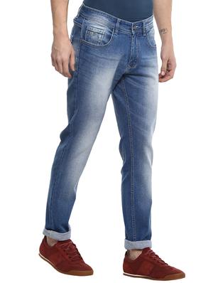 blue cotton washed jeans - 15974104 - Standard Image - 2