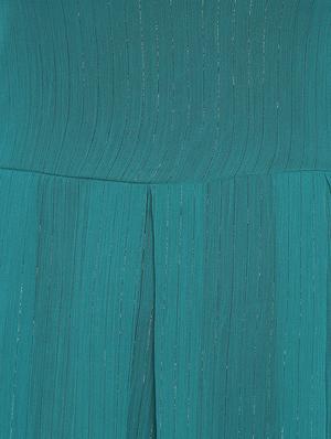 boat neck pleated dress - 15974734 - Standard Image - 5