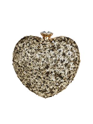gold metal regular clutch - 15974880 - Standard Image - 2