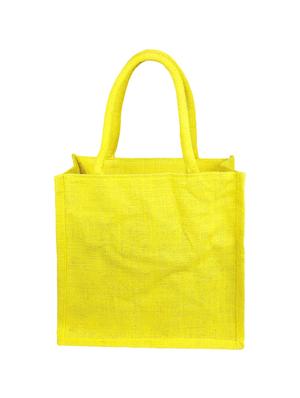 yellow jute messenger shopping bag - 15978525 - Standard Image - 2
