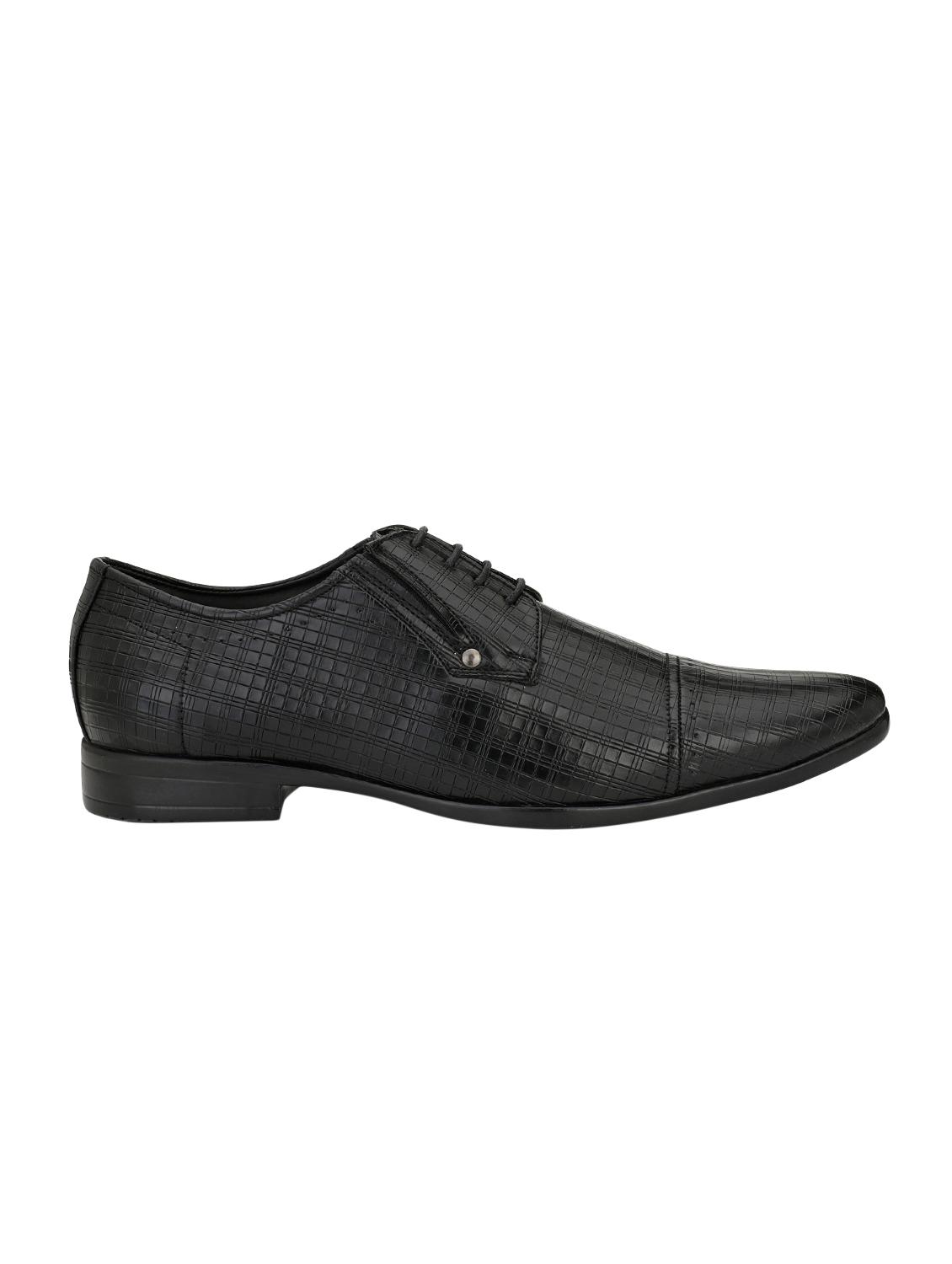 black leatherette lace-up derbys - 15978751 - Zoom Image - 2