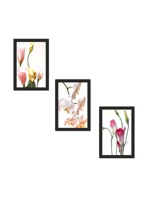 floral wall art painting | wall painting for bedroom (8x12 inch, set of 3) - 15979016 - Standard Image - 2