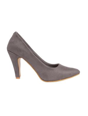 grey slip on pumps - 15979112 - Standard Image - 2