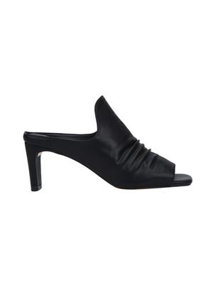 black slip on sandals - 15979179 - Standard Image - 2