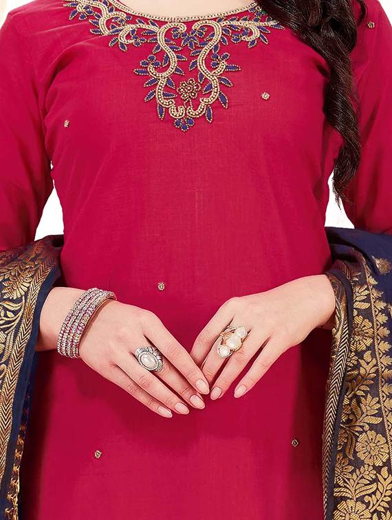Embroidered unstitched suit - 15979479 - Zoom Image - 2