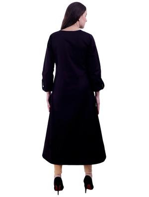 embroidered a-line dress - 15981455 - Standard Image - 2