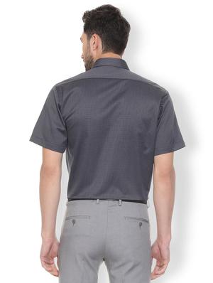 black cotton formal shirt - 15982084 - Standard Image - 2