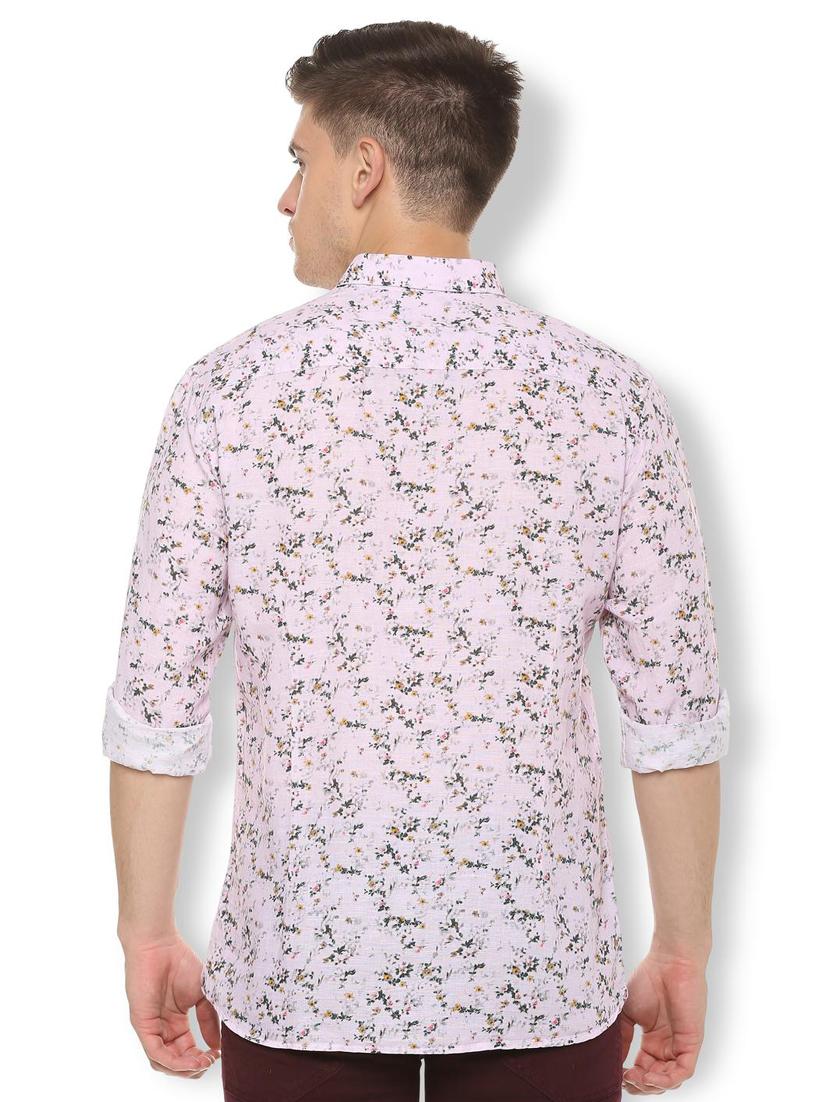 pink floral printed casual shirt - 15982256 - Zoom Image - 2